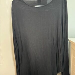 SHEIN Black Long Sleeve Top